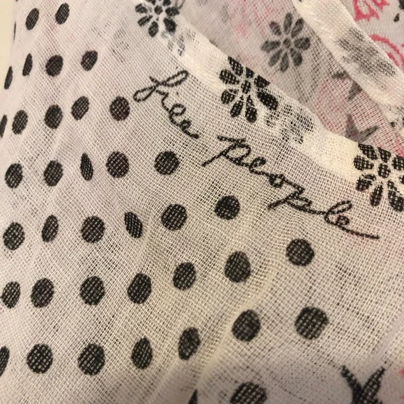 Free People Cloth Tote Shopping Tote Beach Bag - Picture 5 of 6